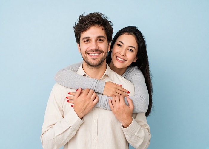 آغوش از پشت به سبک کول&zwnj;کردن